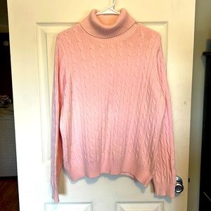 Women's Cabled Turtleneck Sweater